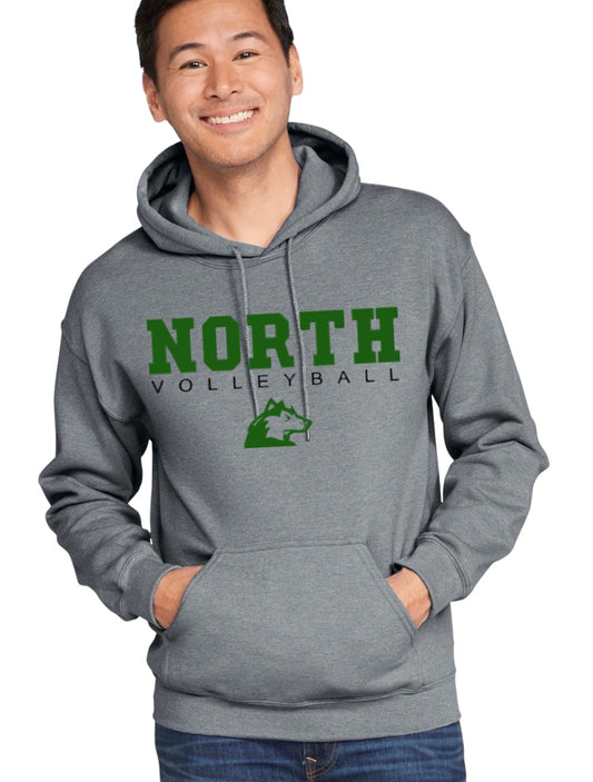 NORTH VOLLEYBALL LETTERMAN Hooded Sweatshirt