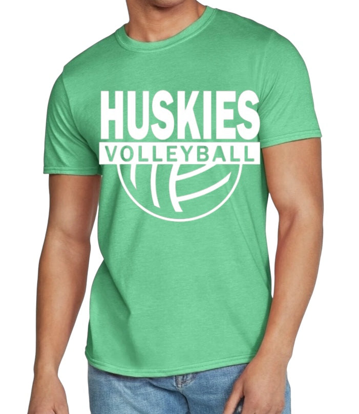 HUSKIES VOLLEYBALL Softstyle Tee