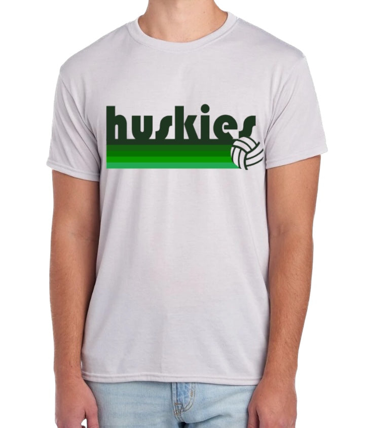 HUSKIES VOLLEYBALL RETRO Short Sleeve Tee