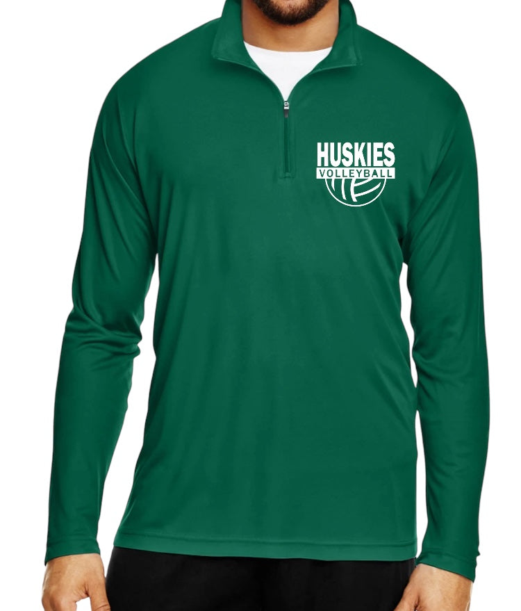 HUSKIES VOLLEYBALL Performance Quarter-Zip