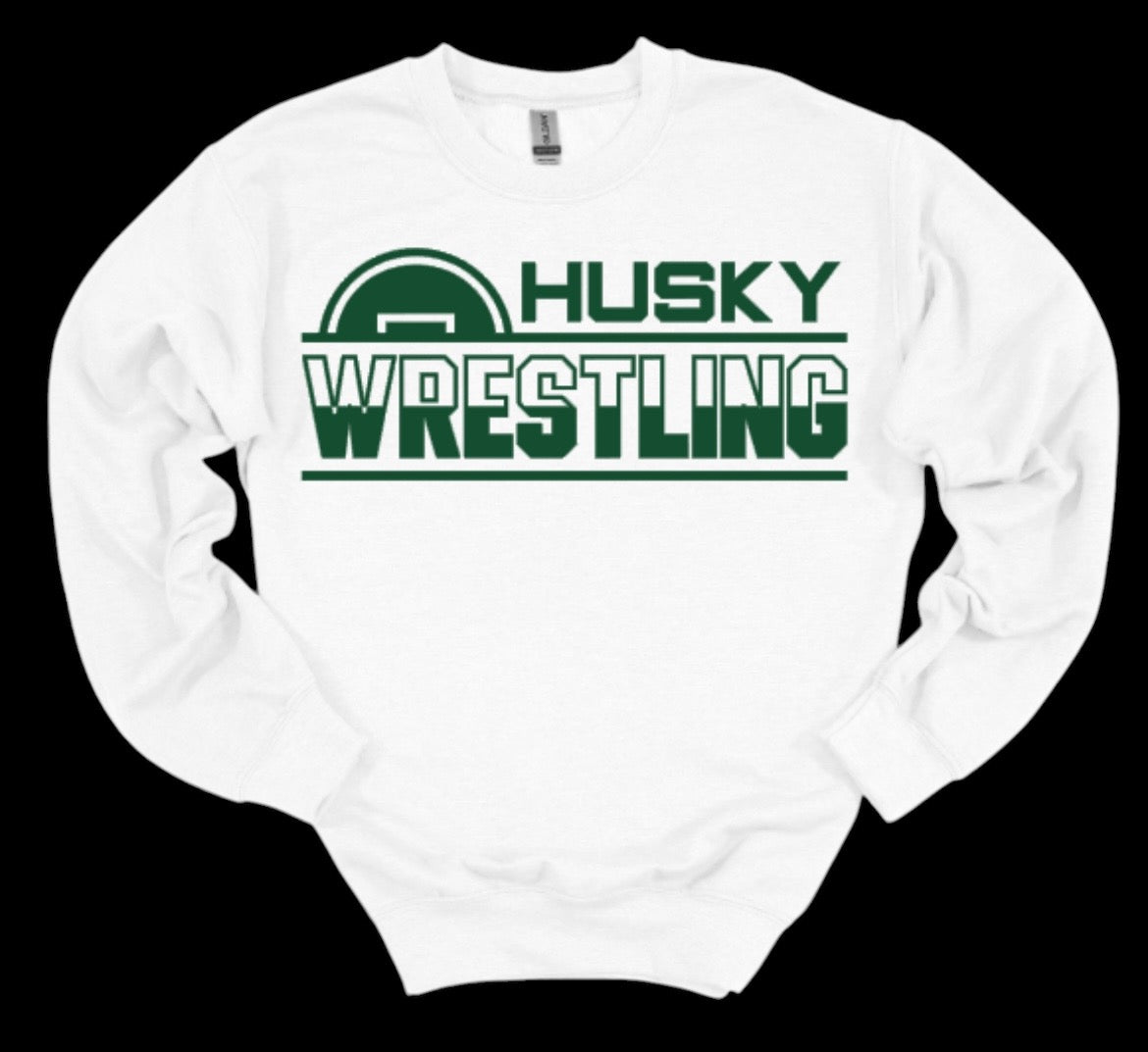 HUSKY WRESTLING Matside Crewneck Sweatshirt