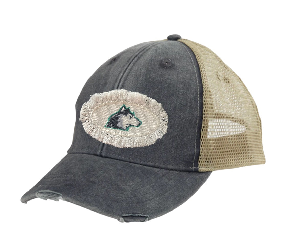 Huskies Distressed Trucker Hat