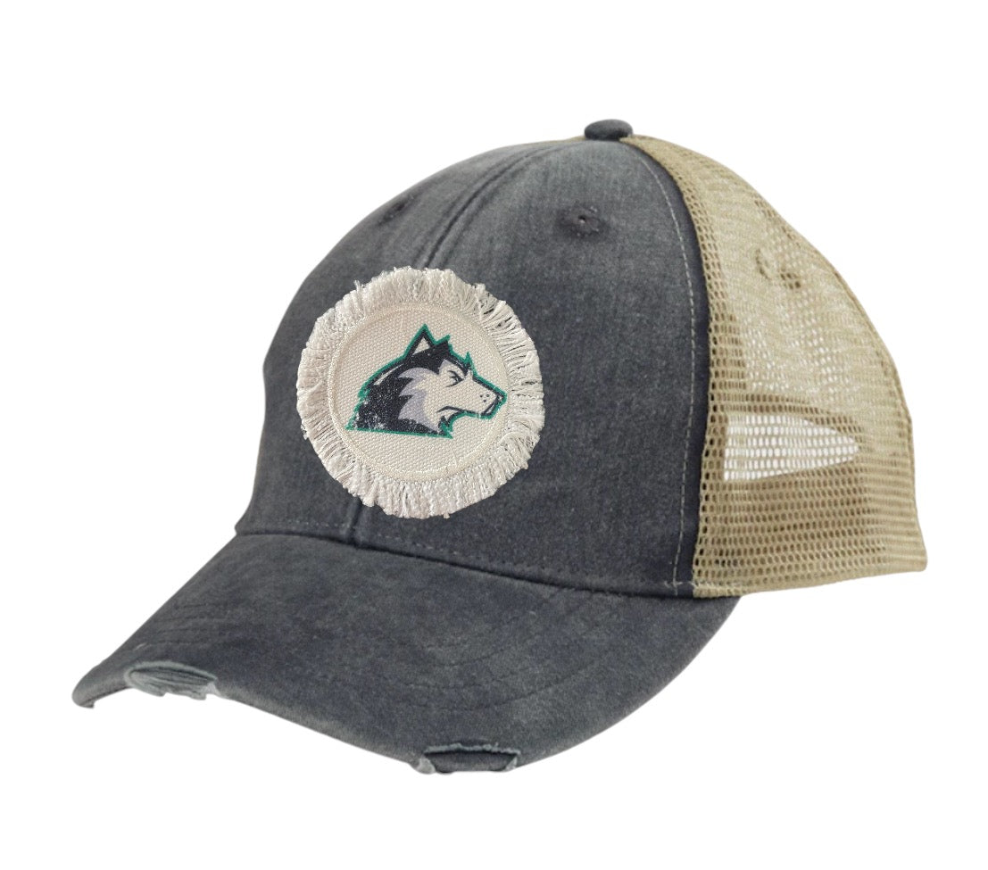 Huskies Distressed Trucker Hat