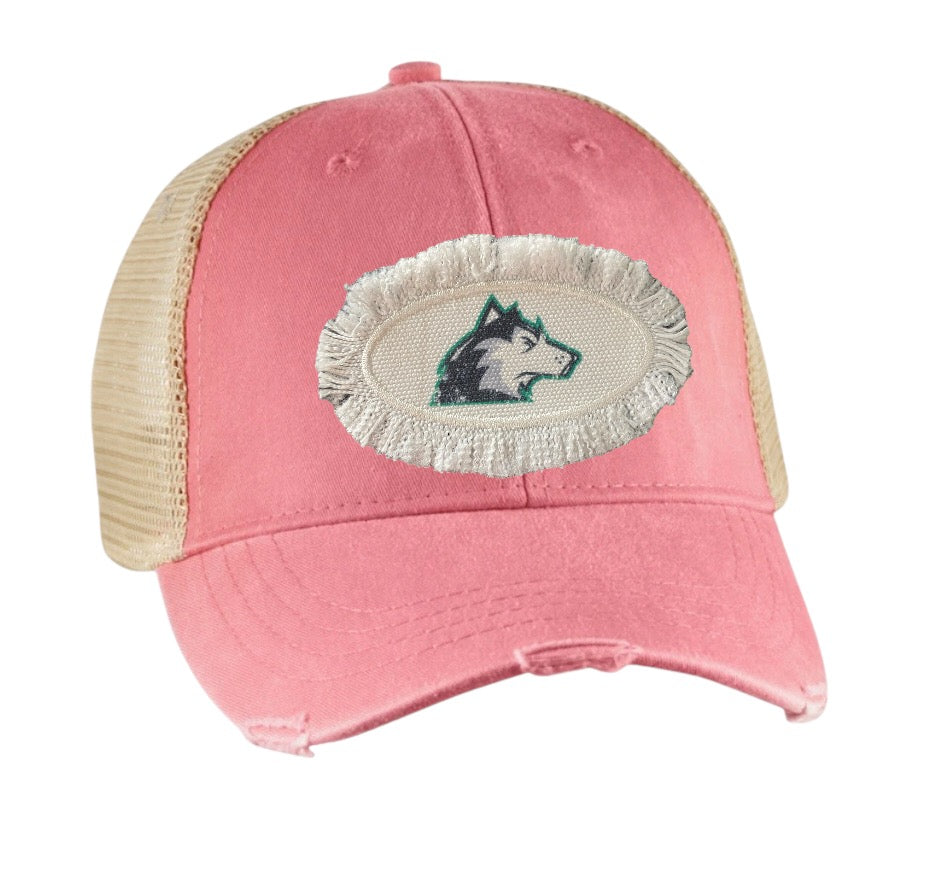 Huskies Distressed Trucker Hat