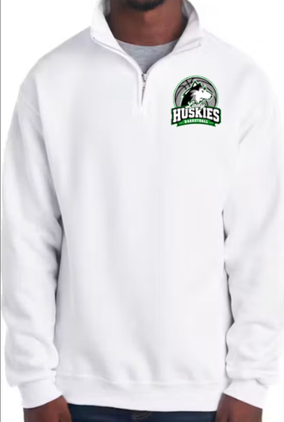 Lady Huskies Basketball Unisex Core Fleece 1/4-Zip Pullover Sweatshirt