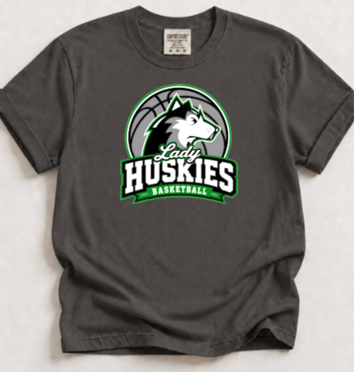 Lady Huskies Basketball Comfort Colors Unisex Heavyweight RS T-Shirt