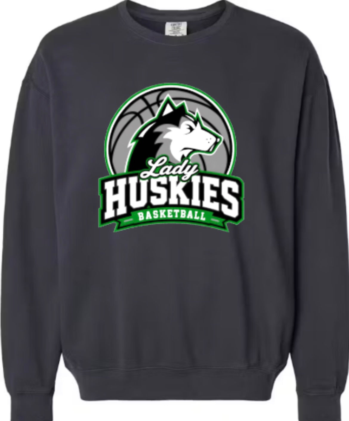 Lady Huskies Basketball Comfort Colors Unisex Lighweight Cotton Crewneck Sweatshirt
