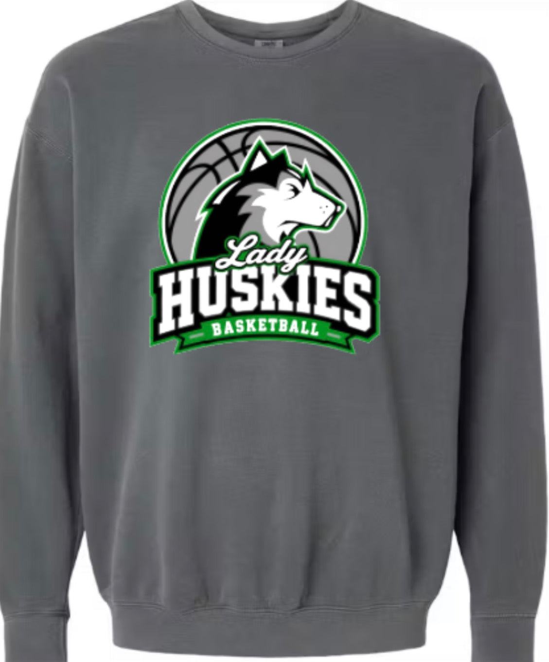 Lady Huskies Basketball Comfort Colors Unisex Lighweight Cotton Crewneck Sweatshirt