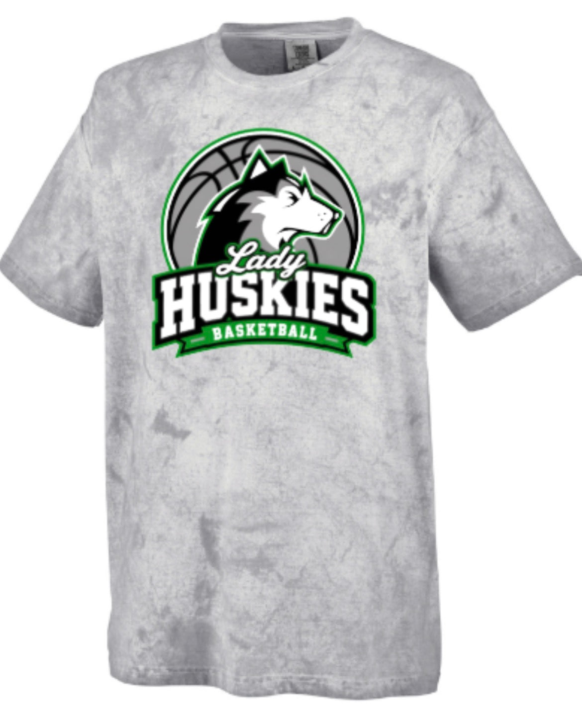 Lady Huskies Basketball Comfort Colors Unisex Heavyweight Color Blast T-Shirt