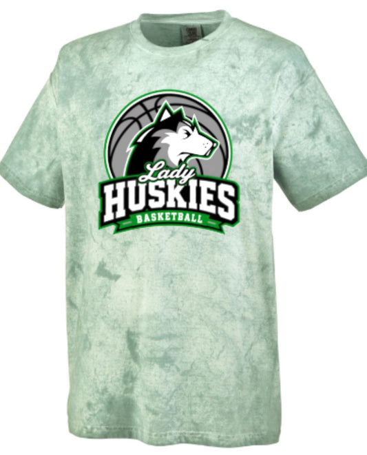 Lady Huskies Basketball Comfort Colors Unisex Heavyweight Color Blast T-Shirt