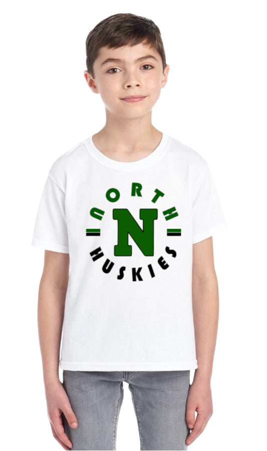 North Huskies Cotton Blend Tee-Youth