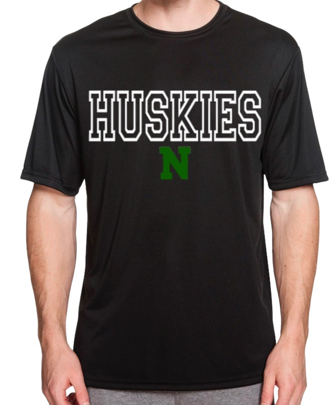 HUSKIES Letterman Performance Tee