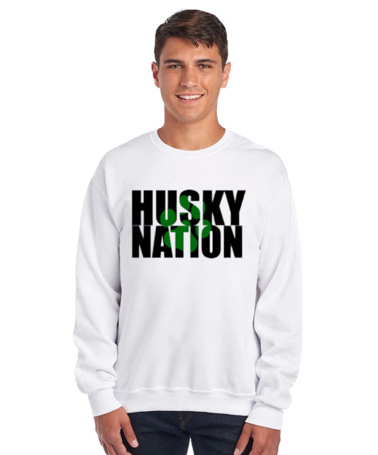 HUSKY NATION Crewneck Sweatshirt