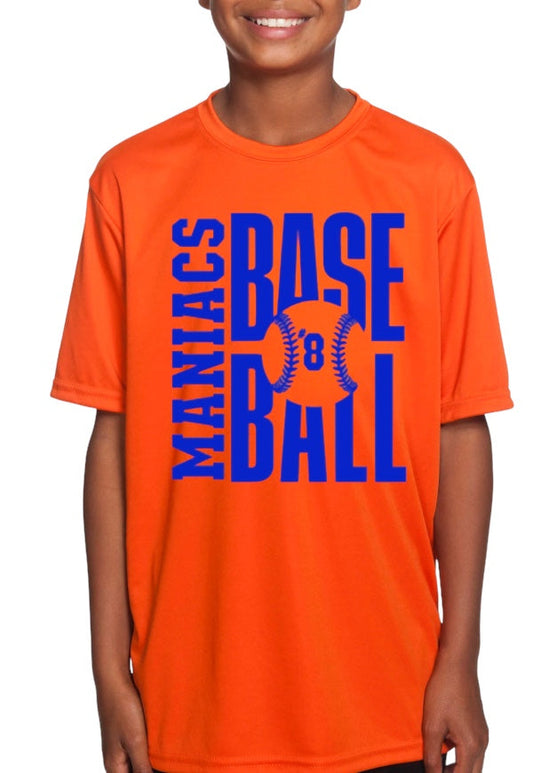 MANIACS BASEBALL Performance Tee