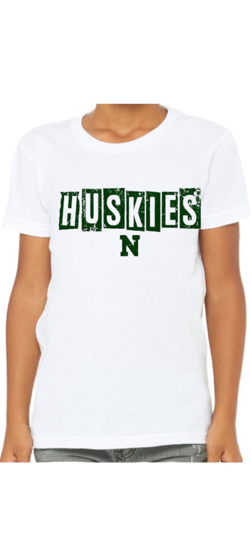 HUSKIES Halftime Cotton Blend Tee-Youth