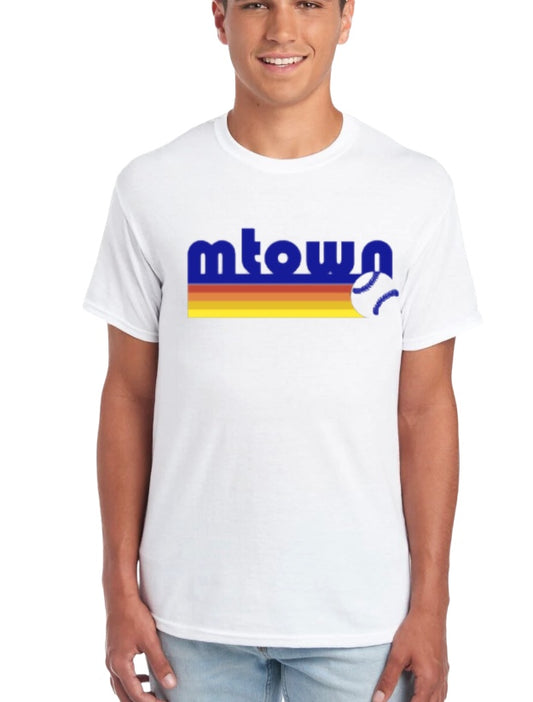 MTOWN RETRO Cotton Blend Tee