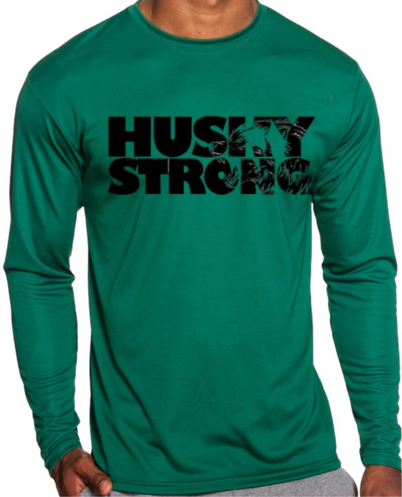 HUSKY STRONG Long Sleeve Performance Tee