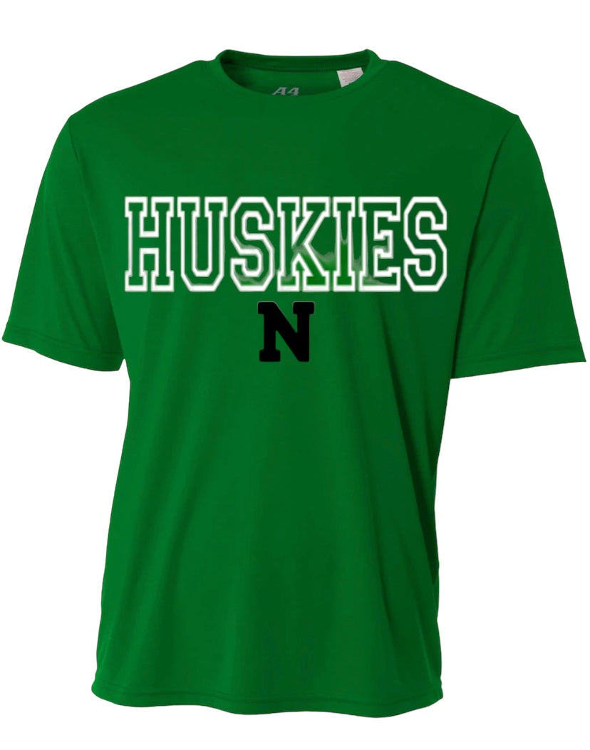 HUSKIES Letterman Performance Tee