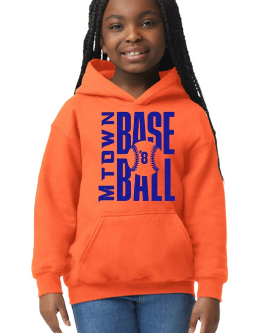 MTOWN BASEBALL Hooded Sweatshirt-YOUTH