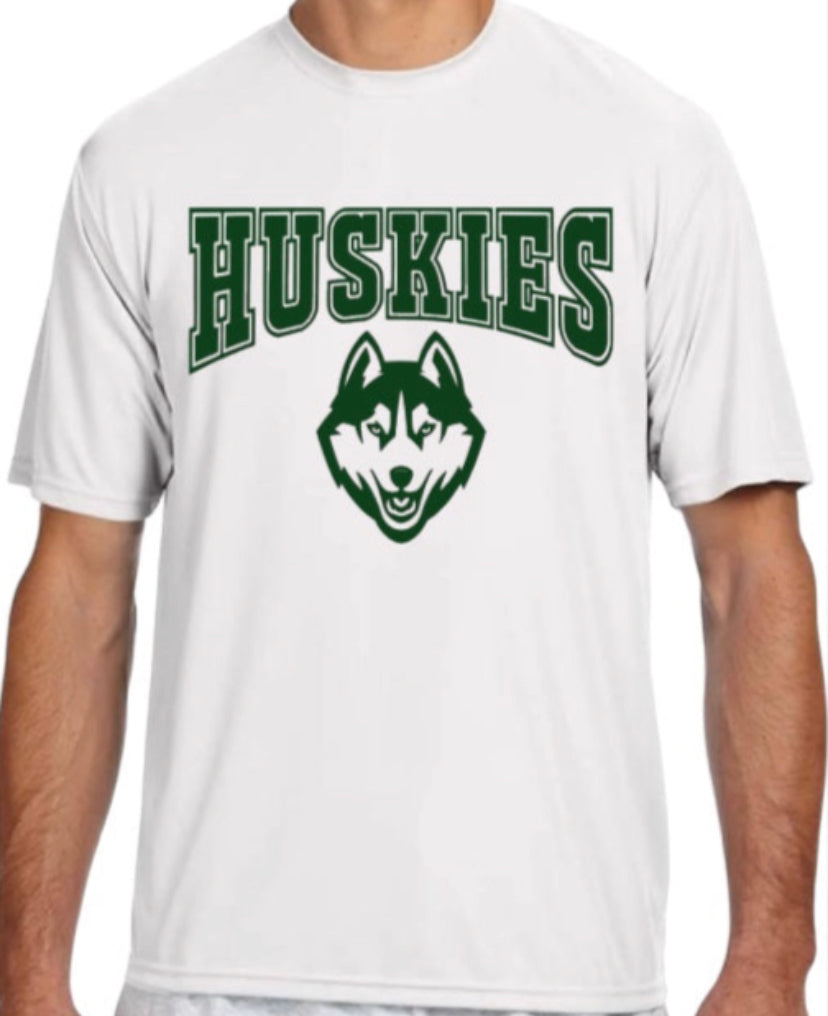 HUSKIES Logo Performance Tee