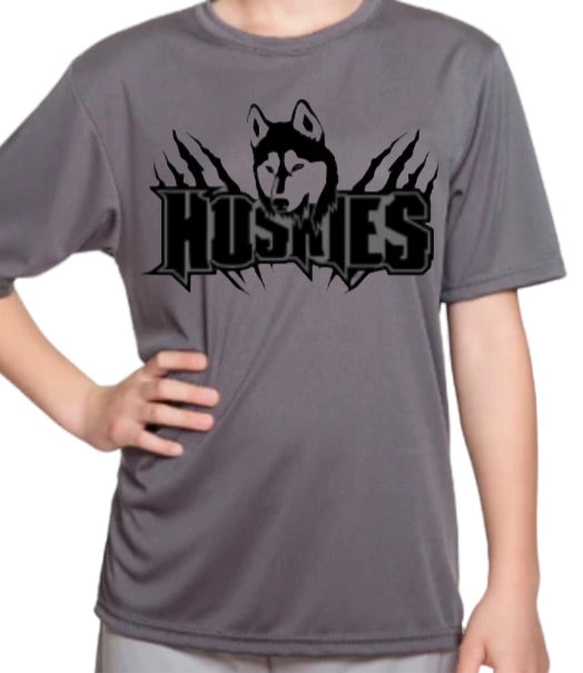 HUSKIES Claw Performance Tee-Youth