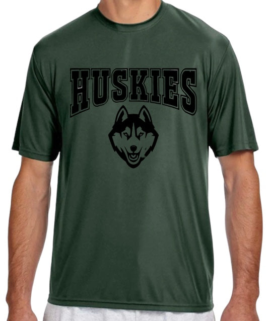 HUSKIES Logo Performance Tee