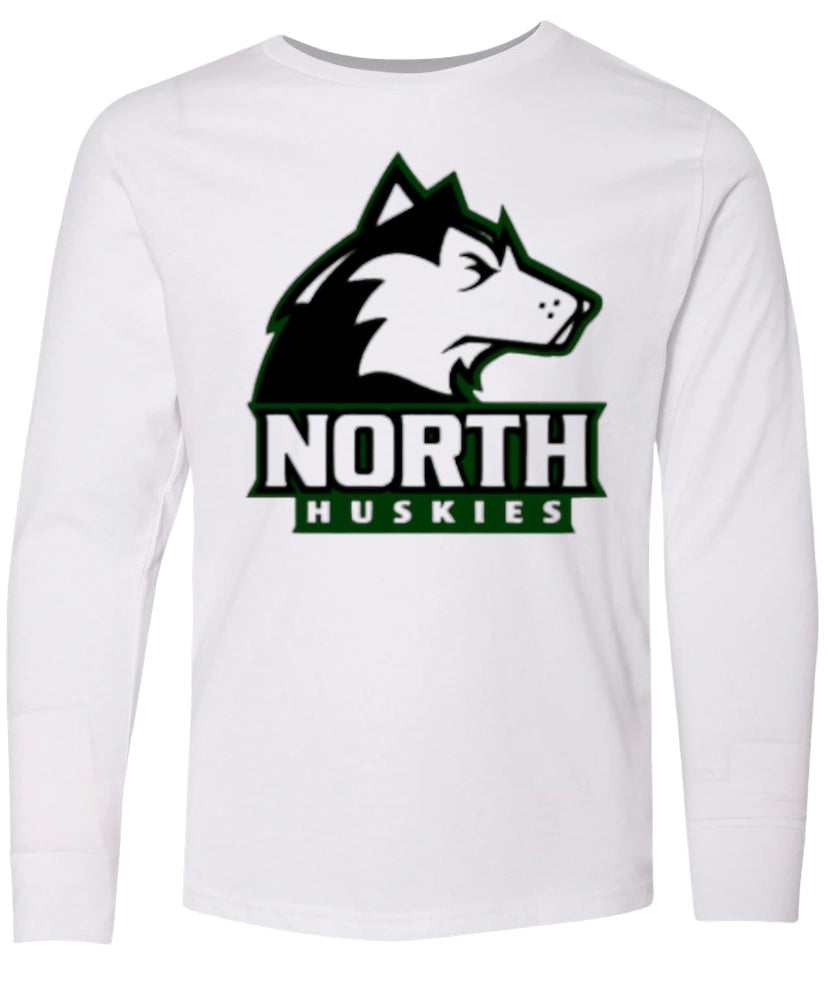 NORTH HUSKIES Long Sleeve Performance Tee-Youth