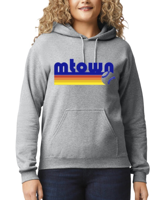 MTOWN RETRO Hooded Sweatshirt