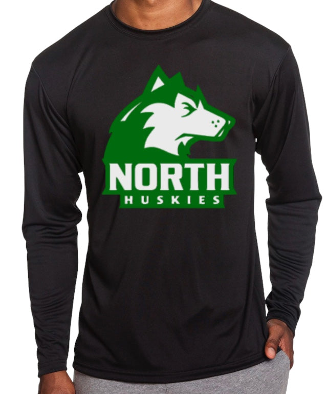 NORTH HUSKIES Long Sleeve Performance Tee