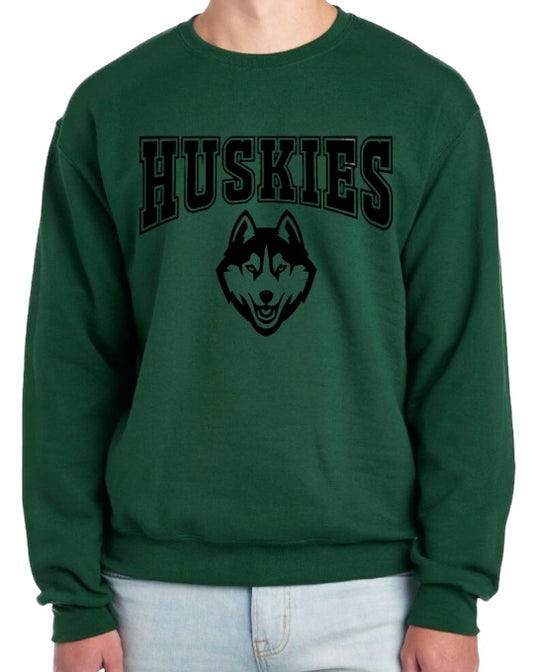 HUSKIES Logo Crewneck Sweatshirt