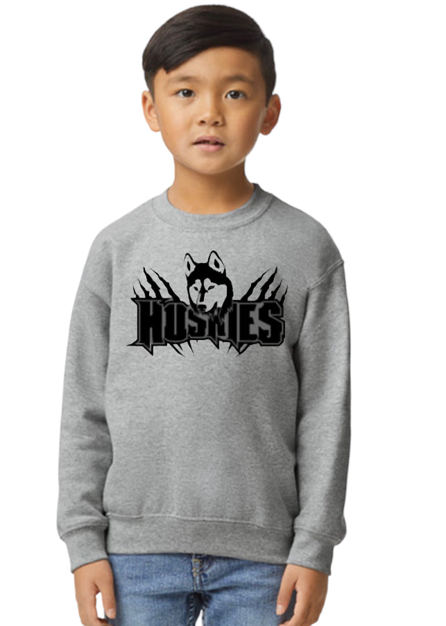 HUSKIES Claw Crewneck Sweatshirt-Youth