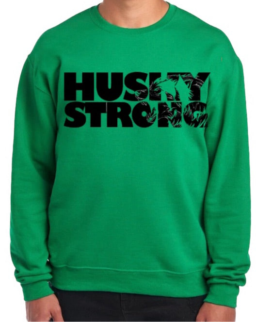 HUSKY STRONG Crewneck Sweatshirt