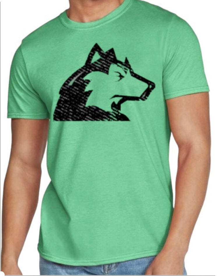 Husky Head Distressed Tee