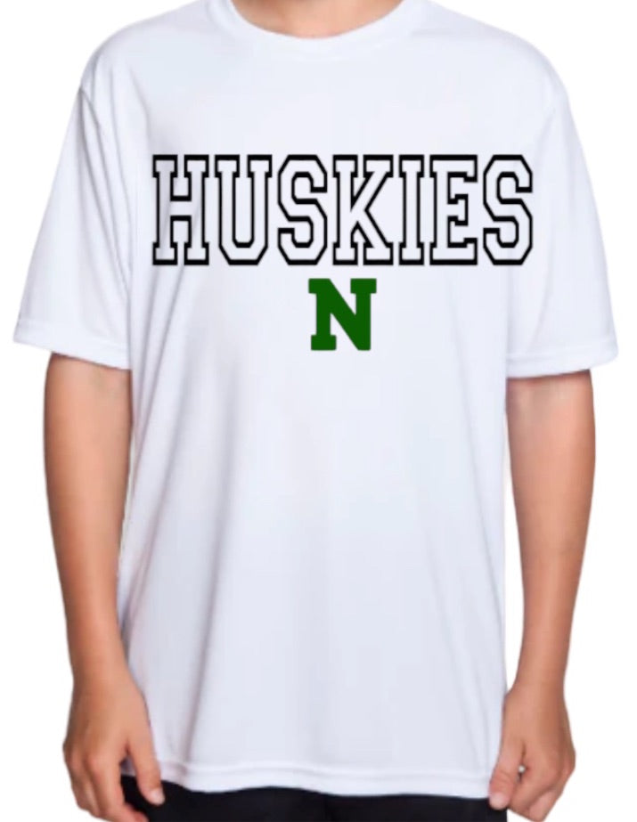 HUSKIES Letterman Performance Tee-Youth