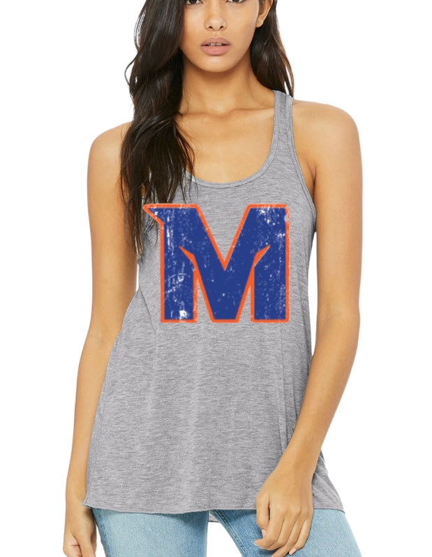 Big M Flowy Racerback Tank