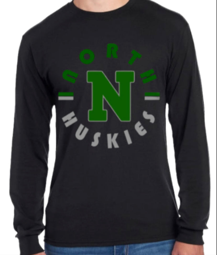 North Huskies Long Sleeve Tee