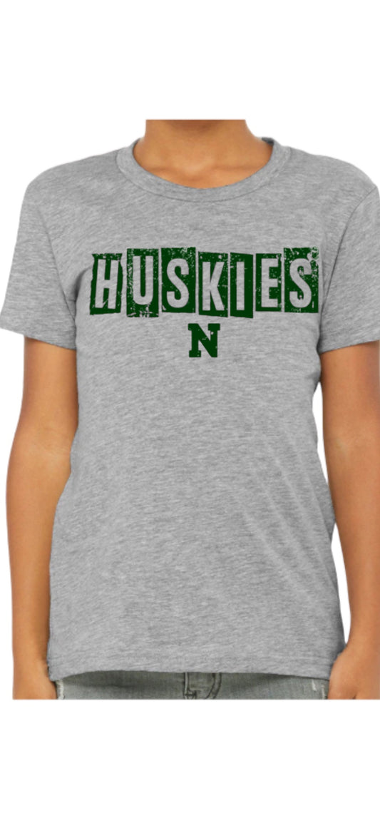 HUSKIES Halftime Cotton Blend Tee-Youth