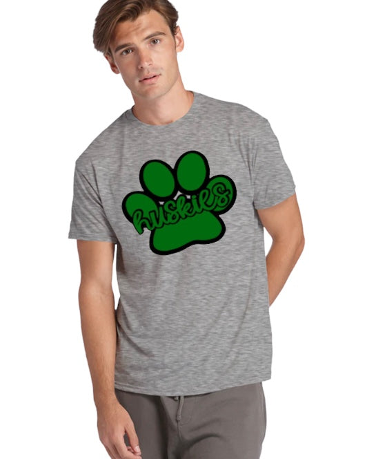 Huskies Paw Cotton Blend Tee