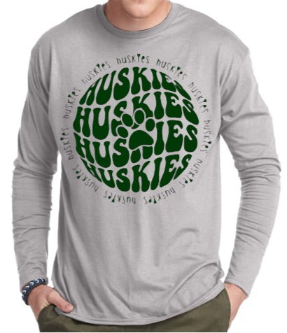 HUSKIES Orb Long Sleeve Tee