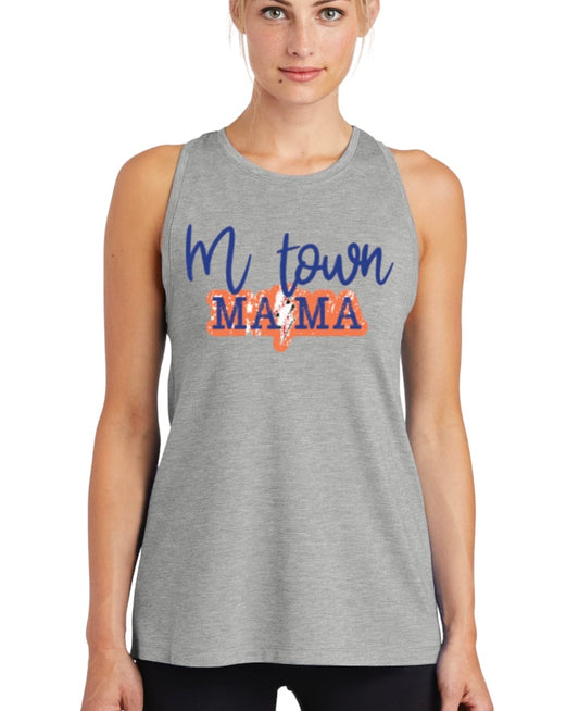 MTOWN  MA⚡️MA Tri-Blend Racerback Tank