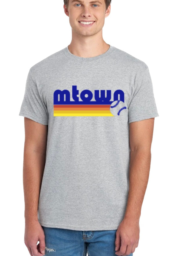 MTOWN RETRO Cotton Blend Tee