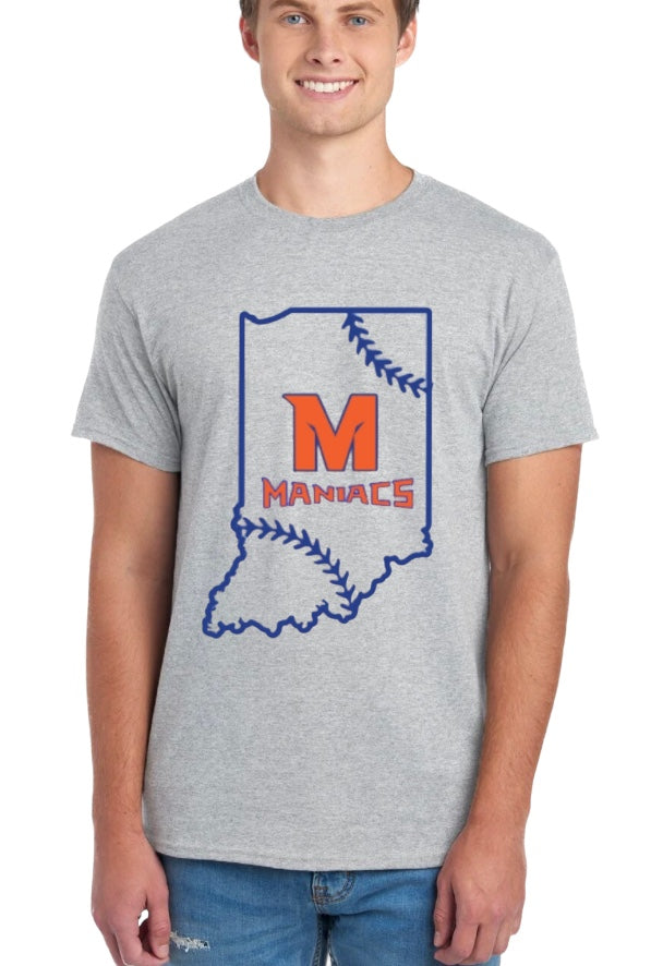 INDIANA MANIACS Cotton Blend Tee