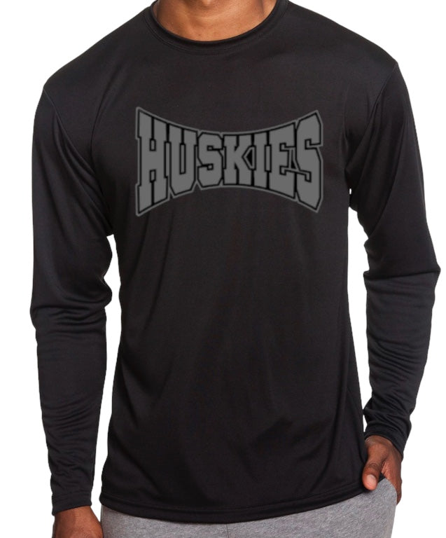 Warped HUSKIES Long Sleeve Performance Tee