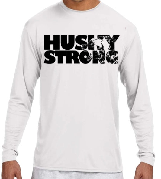 HUSKY STRONG Long Sleeve Performance Tee