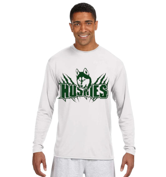 HUSKIES Claw Long Sleeve Performance Tee