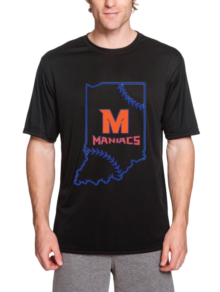 INDIANA MANIACS Performance Tee