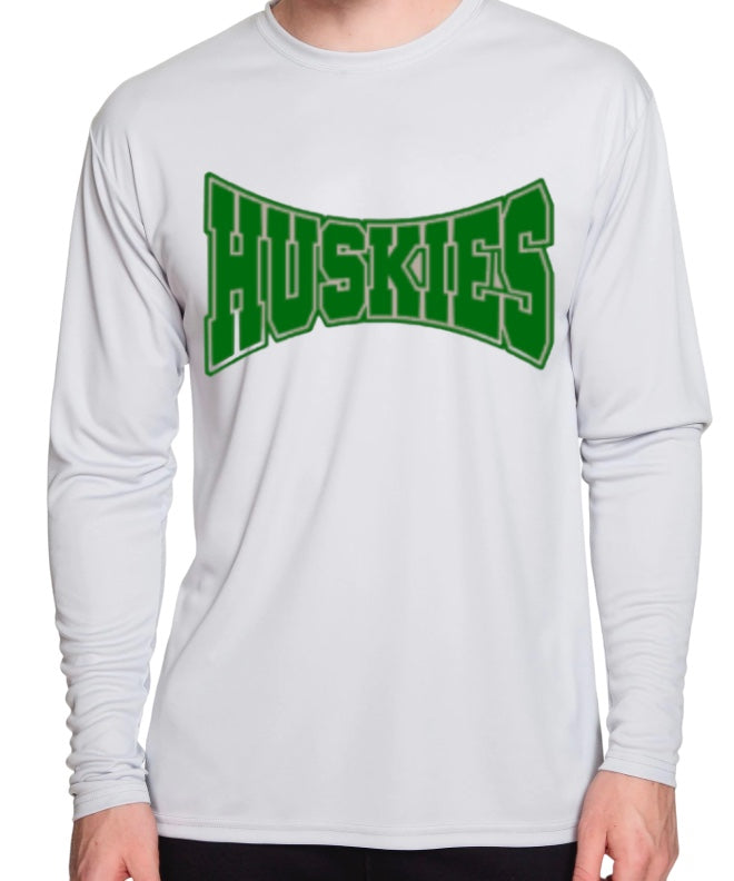 Warped HUSKIES Long Sleeve Performance Tee