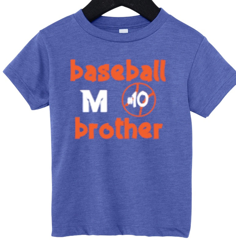 BASEBALL BROTHER Cotton Blend Tee-Toddler