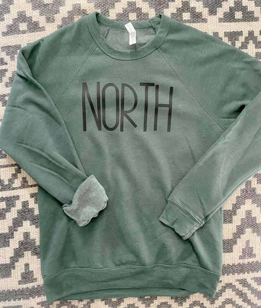 NORTH Ultra Soft Bella Canvas Crewneck Sweatshirt