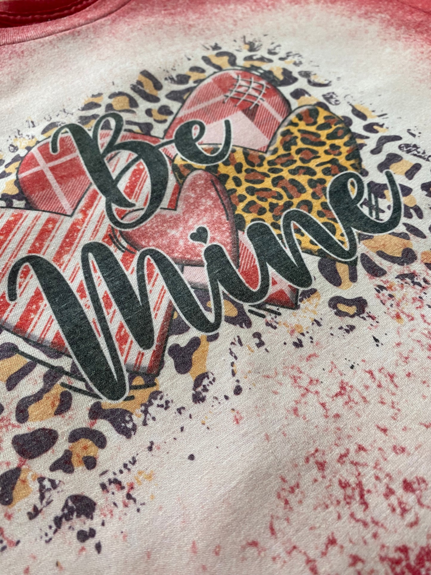 Be Mine Sublimated Bleached Tee